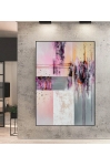BETWEEN WORDS 140x100 cm NOWOCZESNY OBRAZ NAMALOWANY NA PŁÓTNIE